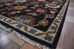 Handmade Oriental Wool Rug – Traditional Persian Kashan Carpet Decor - Picture 1 of 9