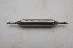 Niagara Cutter 28041 HSS Double End Mill 1/8 in, 2 Flutes, D201 Series - Picture 1 of 7