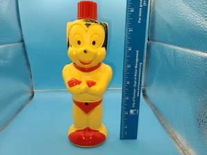 Vintage 1963 Soaky Bubble Bath Terrytoons MIGHTY MOUSE Empty Bottle - Picture 1 of 6