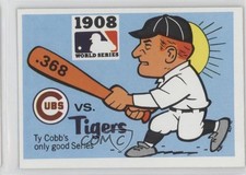 1971 Fleer Laughlin World Series Ty Cobb 1908 Chicago Cubs vs Detroit Tigers HOF
