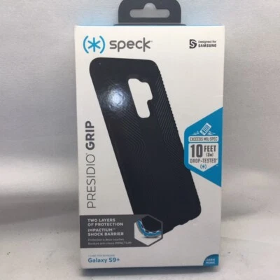 Capa Speck Presidio GRIP para Samsung Phone Galaxy S10, Presidio Grip, Preta - Imagem 1 de 3