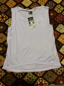 Spyder Damen Vista ärmelloses Tech T-Shirt Damen lila Tanktoberteil hohl - Bild 1 von 9