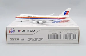 United Airlines B747-422 Reg: N183UA Scale 1:400 JC Wings XX40087 Diecast Models - Picture 1 of 12