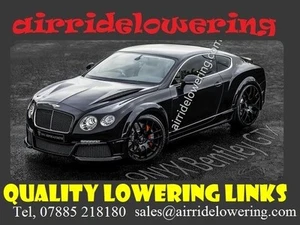 BENTLEY GT CONVERTIBLE 2004 - 2015 AIR Suspension Lowering Links Full Kit - Picture 1 of 9
