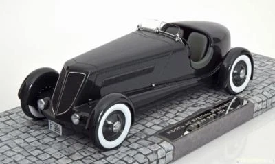 Ford Edsel Modello 40 Special Roadster Early Version 1934 Dark Grey MINICHAMPS - Immagine 1 di 2