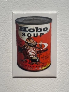 HOBO SOUP  Wacky Packages Retro Funny Photo MAGNET 2x3" Refrigerator Locker - Picture 1 of 3
