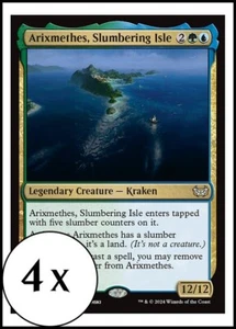 MTG - 4 x Arixmethes, Isola Addormentata - Comandante Duskmourn - Playset 4x x4 - Foto 1 di 2