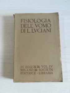 LUIGI LUCIANI - PHYSIOLOGIE DES MENSCHEN - BAND IV - GESELLSCHAFT EDIT. BIBLIOTHEK - Bild 1 von 1