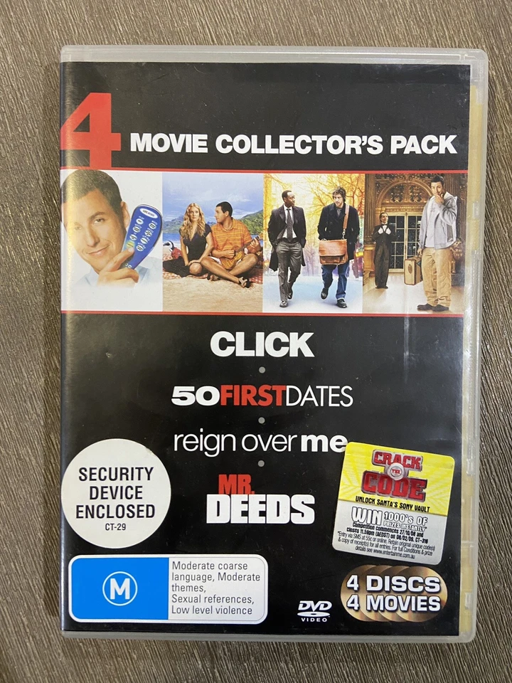 Click / 50 First Dates / Reign Over Me / Mr Deeds DVD - Image 1 of 1