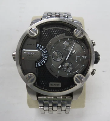 RELÓGIO MASCULINO DIESEL -TIME 2 - 3 BAR - DZ 7259 RELÓGIO DE QUARTZO PULSEIRA DE METAL!!! - Imagem 1 de 4