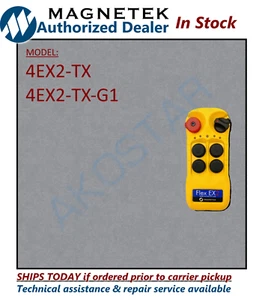 NEW 4EX replacement - Magnetek FLEX-4EX2-TX-G1 Radio Remote Control Transmitter - Picture 1 of 1