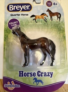 2020 BREYER 3” Figure Stablemates Horse Crazy 1:32 QUARTER HORSE Brand New - Picture 1 of 13