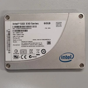 Genuine Intel 60GB 2.5" SATA3 6Gb/s SSD Solid State Drive SSDSC2CT060A3 - Picture 1 of 5