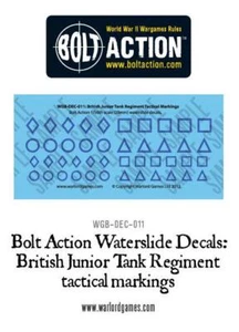 British Junior Tank Regiment - Bolt Action Decals - Picture 1 of 1