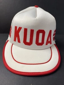 Rare Htf Vintage KUOA Radio University Of Arkansas Hat Cap Snapback Razorbacks - Picture 1 of 10