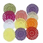 Lace Round Cotton Table Place Mat Dining Pad Cloth Crochet Placemat Cup Mug Tabl