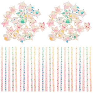 200 Pcs Papierstreifen Für Fröbelsterne Weihnachten Origami-Stern Student - Bild 1 von 12