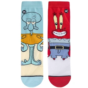 Calcetines para mujer Bob Esponja Calamardo y Sr. Cangrejo Personaje - Imagen 1 de 5