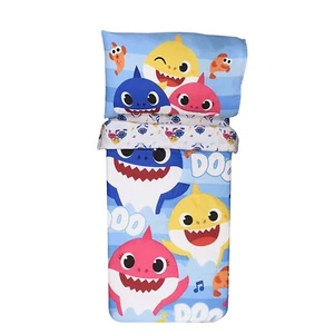Nuevo juego de sábanas de cama para niños pequeños tiburón 3 piezas para niños con edredón reversible - Imagen 1 de 9