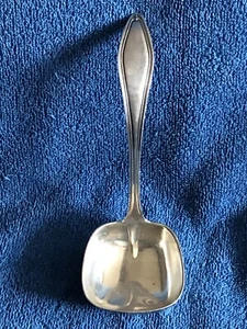 TOWLE Mary Chilton c1912 STERLING 6&1/4” Original LADLE with SQUARE Bowl NO Mono - Picture 1 of 7