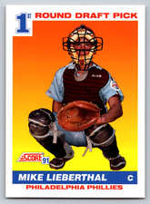 1991 Score #683 Mike Lieberthal Philadelphia Phillies RC FRDP Baseball Card
