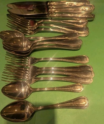 JUEGO DE 20 piezas hojas S8y2 SORI YANAGI marciano plateado 18-8 acero inoxidable Japón Foto 1 de 4