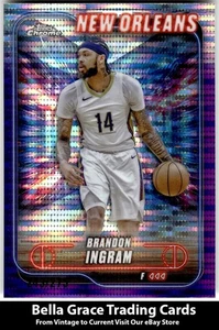 2024-25 Topps Chrome Brandon Ingram #154 Pelicans Purple Speckle Refractor /275  - Picture 1 of 2