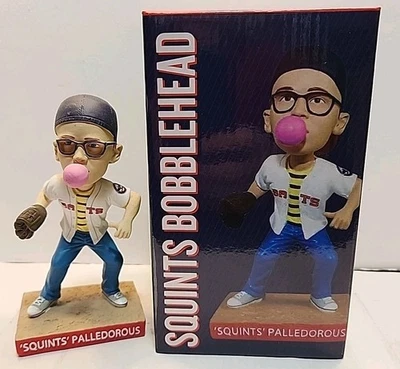 Bobblehead de béisbol de ligas menores Squints Palledorous The Sandlot Louisville Bats Foto 1 de 4