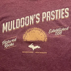 MULDOON'S PASTIES T-Shirt - MUNISING MICHIGAN UP pictured rocks - NEU - (XL) - Bild 1 von 3