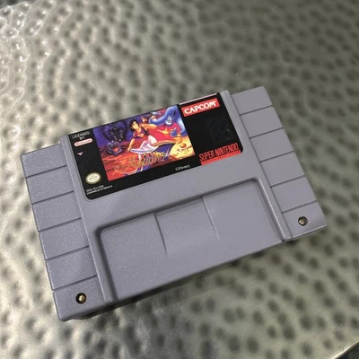 Disney's Aladdin Super Nintendo SNES 1993 Cartridge Only Tested Works Vintage - Image 1 of 4