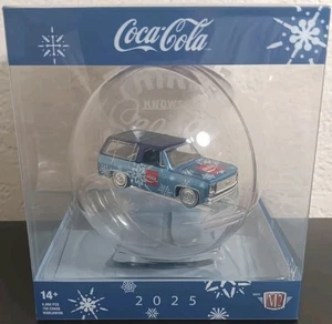 2025 M2 MACHINES WALMART CHRISTMAS 1973 CHEVY K5 BLAZER SQUAREBODY COCA-COLA - Picture 1 of 1