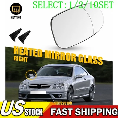 Espejo retrovisor lateral pasajero vidrio térmico para Mercedes Benz CLK350 CLK500 CLK550 1~10X Foto 1 de 4