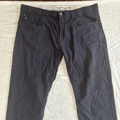 Pantalones para hombre Tailor Vintage Connecticut Originals 38x30 Canaan calce ajustado azul oscuro Foto 1 de 4