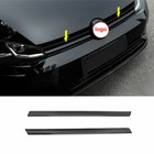 Fit For 2018-2020 VW Golf MK7.5 Glossy Black Center Mesh Grille Grill Strip Trim