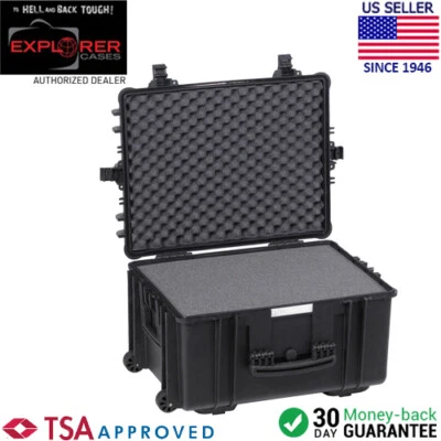 Explorer Cases 5833 Hard Case Black with Pelican 1620 Foam & Wheels   - Image 1 of 4
