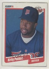 1990 Fleer Wax Box Bottoms Kirby Puckett #C-22 HOF