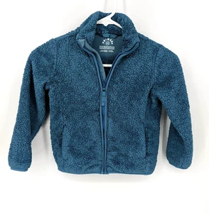 PRIMARY Niños Polar Cremallera Completa Suéter Chaqueta Talla 4-5 Unisex Azul Pizarra - Imagen 1 de 5