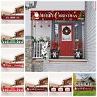 Foldable Christmas Pull Flag Polyester Flag Banner  Party Supplies