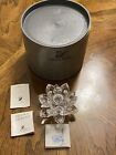 Swarovski Crystal Water Lily Candle Holder - small with box