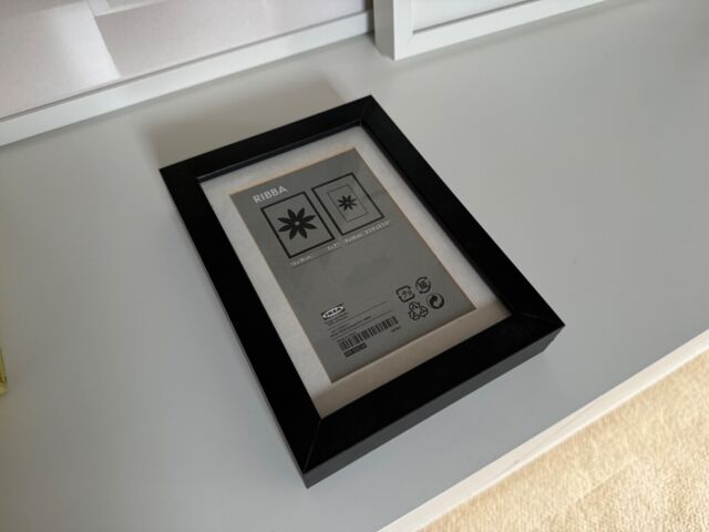 RIBBA Frame, black, 5x7 - IKEA