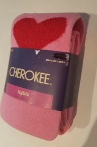 Medias Suéter Calzas Corazón Rosa Rojo Marca Cherokee Infantil Niñas Talla 12-24 Meses - Imagen 1 de 2