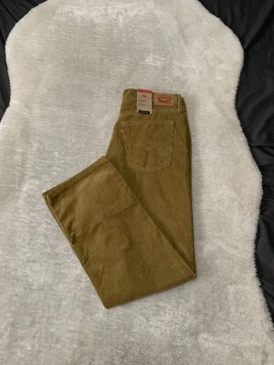 New Levi’s Low Pro Straight Leg Y2K Style Corduroy Tan Pants Size 31x30 NWT - Image 1 of 4