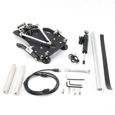 ka50 dcs mi8 uh1 fsx psm flight1 sim rudder pedal falcon S1 metal hall sensoryU - Image 1 of 4