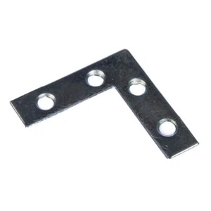 Soporte Placa Esquina Zinc 63mm x 63mm - 2 1/2" x 2 1/2" (Pack de 10) - Imagen 1 de 1