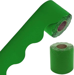 69 Feet Scalloped Bulletin Board Borders，Holiday Decoration for School，Scalloped - Picture 1 of 7