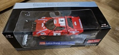 RARE Sun Star 1/18 Lancia Stratos Tour de Corse Winner 1975 Darniche/Mahe Red  - Image 1 of 4