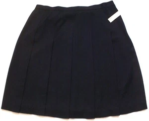 Amanda Smith Navy Blue Pleated Skirt Womens Plus 20W, Elastic Waist, Work/Career - Picture 1 of 3