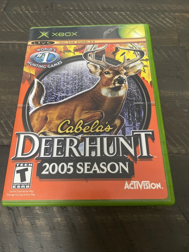 Capa e disco Cabela's Deer Hunt temporada 2005 (Original Xbox) TESTADO sem manual - Imagem 1 de 1