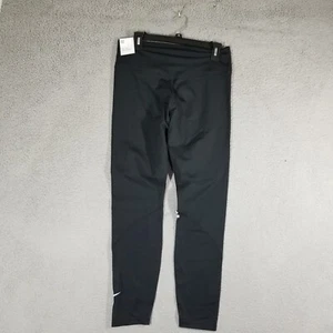 Nike Women's One Mid-Rise 7/8 Mesh-Paneled Leggings DD0249 010 Black Large - Picture 1 of 8
