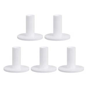 5 Pcs 2.4" Rubber Golf Tees Tall Practice Training Driving Range White - Picture 1 of 6